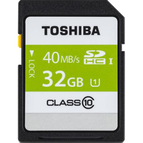 toshiba sdhc memory card